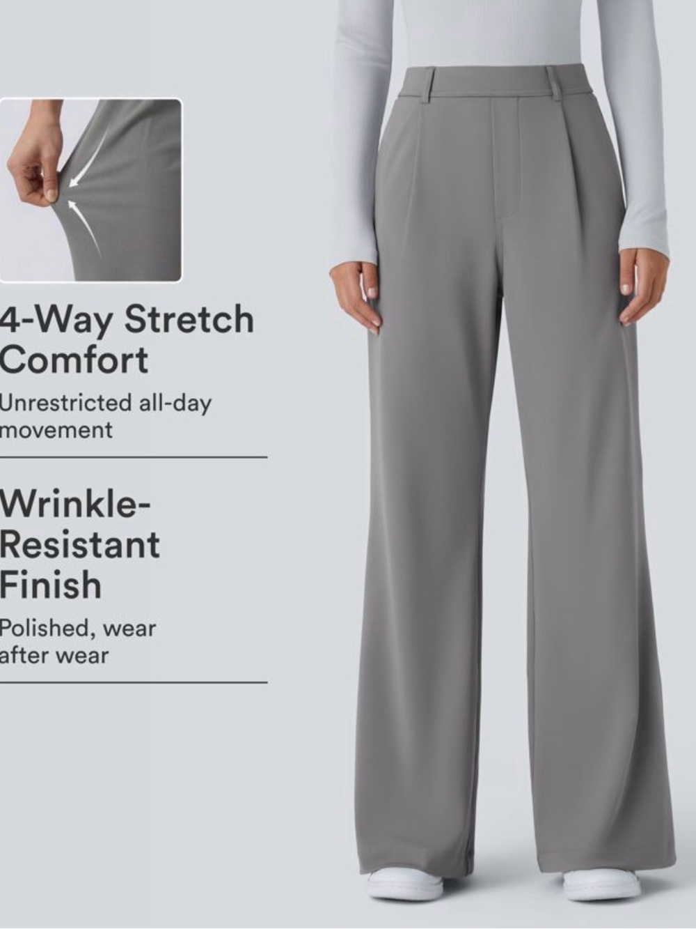 Halara Flex™ DayStretch High Waisted Pocket Work Flare Pants